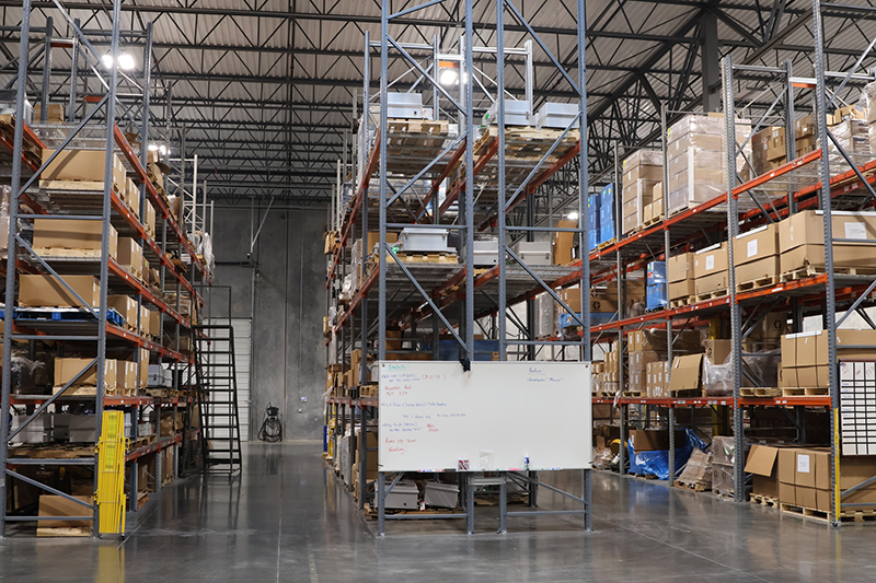 Warehouse Floor With White Board - Applied Energy Company